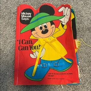 Mickey Mouse Interactive Kids Book - Red, Yellow, Blue